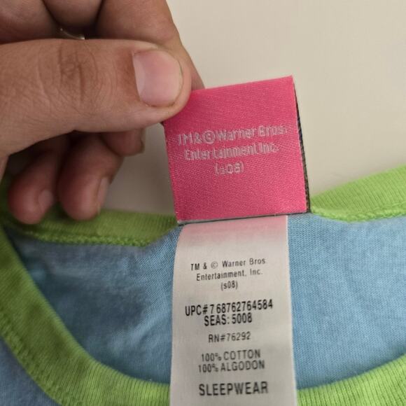 Warner Bros Tweety Bird 2008 "Nature Wuver" Sleep Shirt One Size Fits Most - Picture 5 of 6